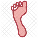 Man Footprint Foot Icon