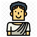 남자 고대 그리스 아이콘