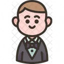 Man Formal Suit Icon