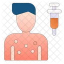 Man Injection Syringe Icon
