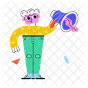 Man Announcement Person Announcement Megaphone Alert Icon