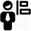 Man Align Left  Icon