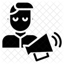 Man Announcement  Icon
