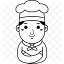 Cartoon Chef Cook Icon