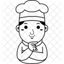 Cartoon Chef Cook Icon