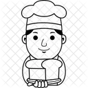 Cartoon Chef Cook Icon