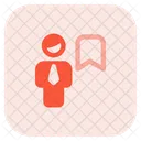 Man Bookmark  Icon