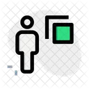 Man Bring To Front Bring To Front Design Tool Icon