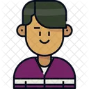 Woman Man Cardigan Icon
