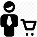 Man Cart  Icon