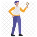 Man Character Workplace Actions Business Poses Icon
