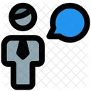 Man Chat Chat Message Icon