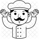 Cartoon Chef Cook Icon