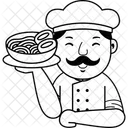 Cartoon Chef Cook Icon