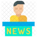 News Anchor Anchor Male Anchor Icon