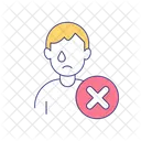 Man crying  Icon