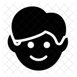 Man face Icon - Download in Glyph Style