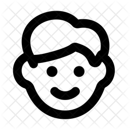 Man face Icon - Download in Line Style