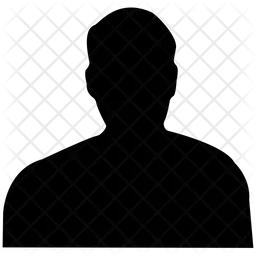 Man Face Silhouette  Icon