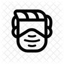 Man Facemask  Icône