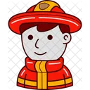 Firefighter Uniform Department Icon