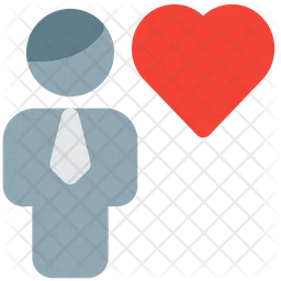 Man Heart  Icon