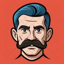 Mustache Drawing Icon