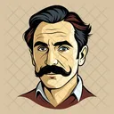 Mustache Drawing Icon