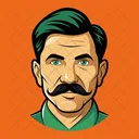 Mustache Drawing Icon