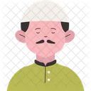 Man Moustache Muslim Icon