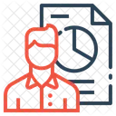 Man Statics Analysis Icon