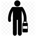 Man With Lantern Icon