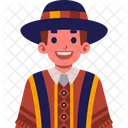 Andean Traditional Culture Icon