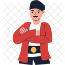 Man Jakarta Betawi Icon