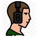 Man Listening  Icon