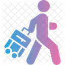 Man Luggage  Icon