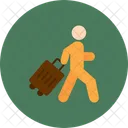 Man Luggage Man Luggage Icon