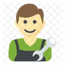 Repairman Mechanic Handyman Icon