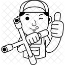 Mechanic Man Repair Icon