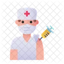 Man Nurse Vaccination Man Nurse Icon