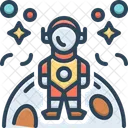 Man On The Moon Astronaut Taikonaut Icon