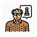 Chess Elderly Leisure Icon