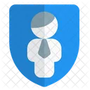 Man Protect Employee Protection User Protection Icon
