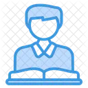 Man reading Icon