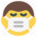 Man Sad Emoji With Face Mask Emoji アイコン