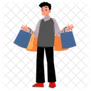 Man Shopping  Icon