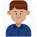 Man Short Hair Icon