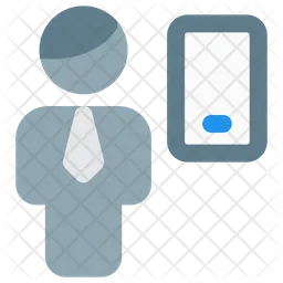 Man Smartphone  Icon