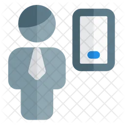 Man Smartphone  Icon