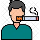Man Smoking  Icon